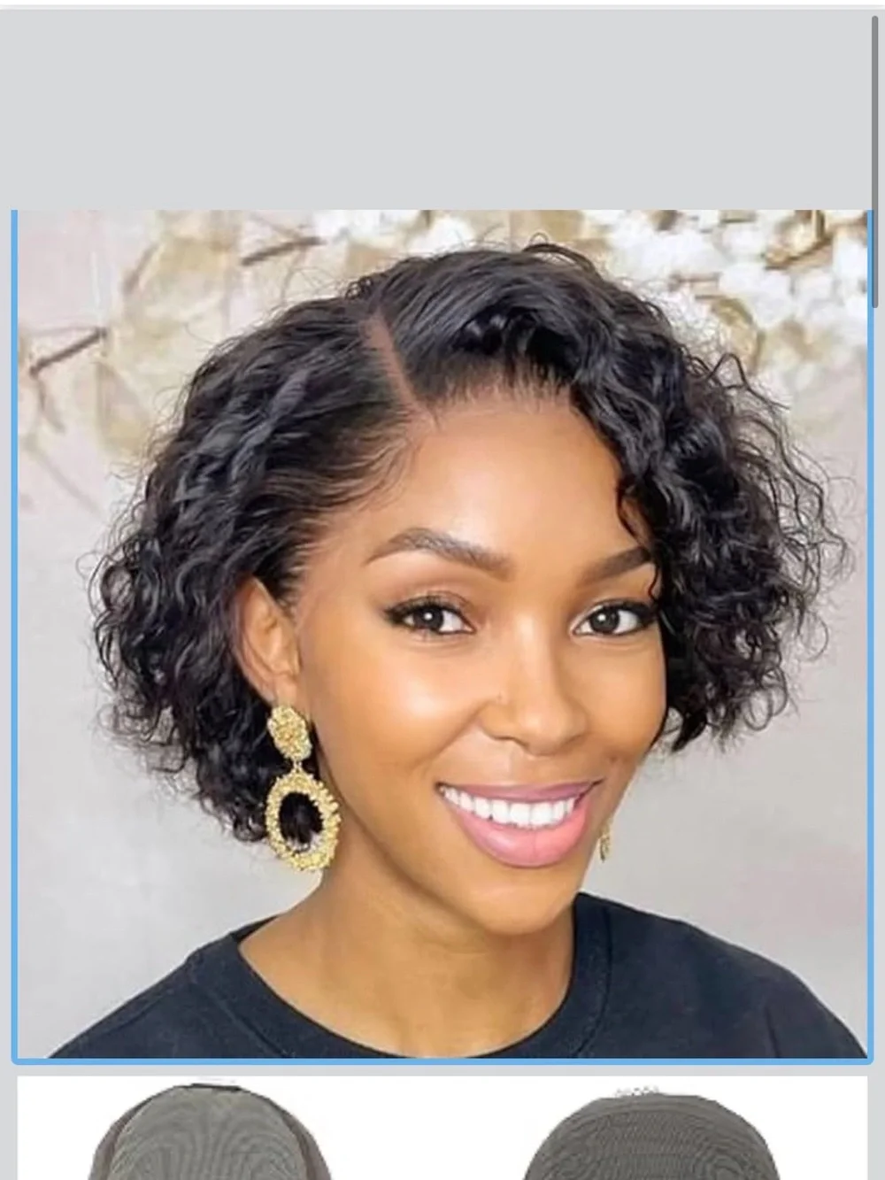 HUMAN HAIR Wig 13x6 Frontal Lace 180% Density HD Lace 6” deep wave